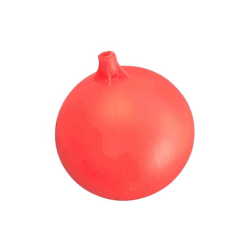 Toilet tank fitting - side view of float ball