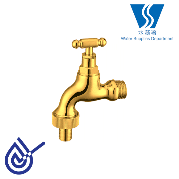 Should the Washing Machine Faucet be kept closed? 1 洗衣機水龍頭,LE824洗衣機用水龍頭側視圖,右側視角