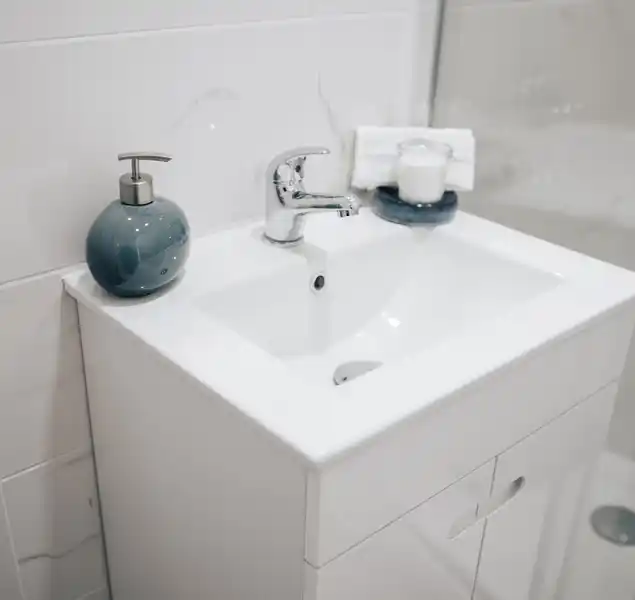 Integrated counter top and sink