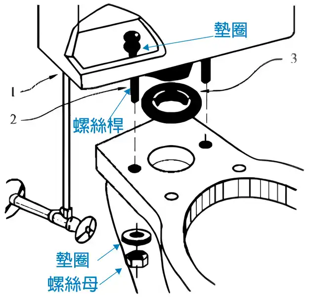 厕所水箱漏水? 5大步骤教你自己换! 13 from book :实用住宅管道安装及维修指南 ; 这是一张绘图,展示了拆卸厕所水箱的第二步,注意水箱和座厕之间的连接螺丝,这些螺丝是用来固定水箱和座厕的,拆卸水箱时要小心不要弄掉或损坏,这是一个为了解决厕所水箱漏水问题而自己更换水箱的必要步骤。