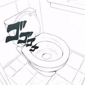 photo article toilet wierd sound